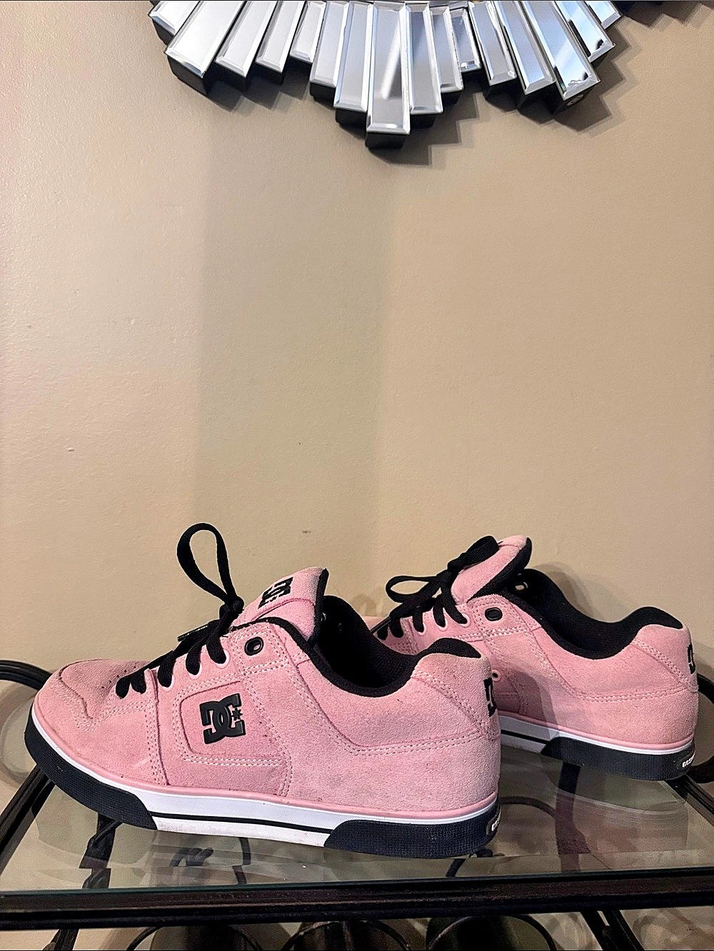 DC Manteca 4 Skate Shoes Pink & Black Women's US 7.5